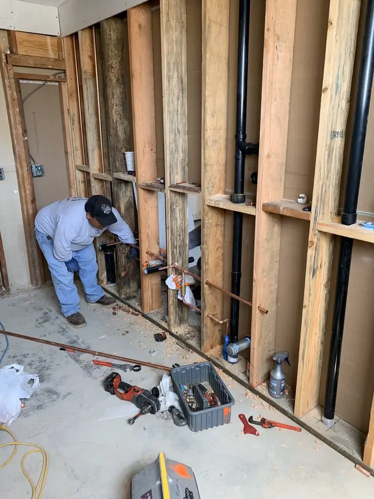 Commercial rough-in plumbing for Trenchless Sewer Repair in Needham